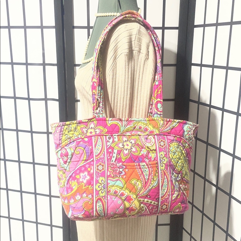 Vera Bradley Vibrant Paisley Shoulder Bag - Picture 14 of 15